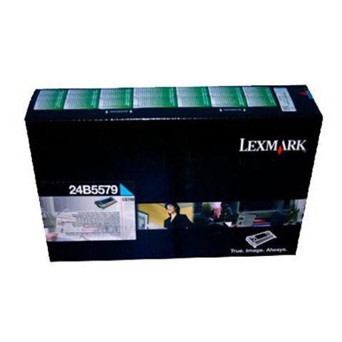 Lexmark oryginalny toner 24B5579, cyan, 10000s, high capacity, return