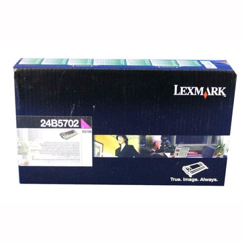 Lexmark oryginalny toner 24B5702, magenta, 10000s, high capacity, return