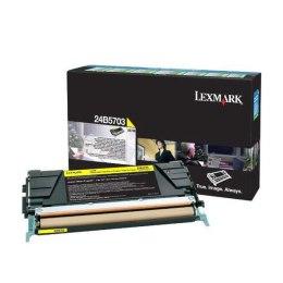 Lexmark oryginalny toner 24B5703, yellow, 10000s, high capacity, return