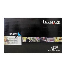 Lexmark oryginalny toner 24B5832, cyan, 18000s, extra duża pojemność, return