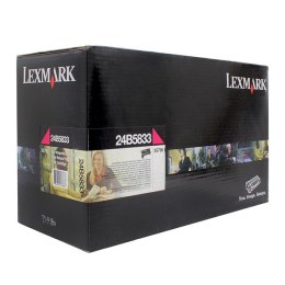 Lexmark oryginalny toner 24B5833, magenta, 18000s, extra duża pojemność, return