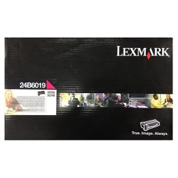 Lexmark oryginalny toner 24B6019, magenta, 18000s