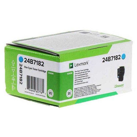 Lexmark oryginalny toner 24B7182, cyan, 6000s