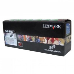 Lexmark oryginalny toner 34016HE, black, 6000s, return