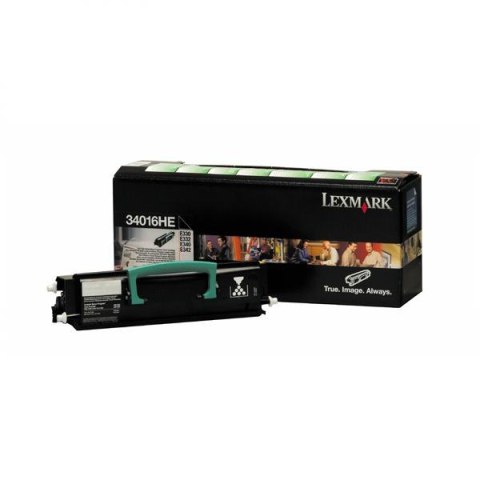 Lexmark oryginalny toner 34016HE, black, 6000s, return Lexmark oryginalny toner 34016HE, black, 6000s, return