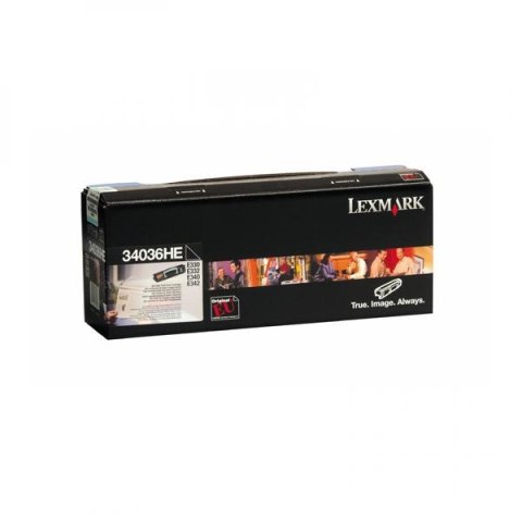 Lexmark oryginalny toner 34036HE, black, 6000s Lexmark oryginalny toner 34036HE, black, 6000s