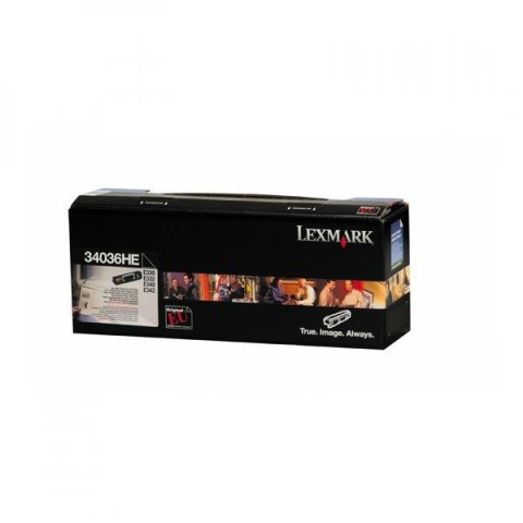 Lexmark oryginalny toner 34036HE, black, 6000s Lexmark oryginalny toner 34036HE, black, 6000s