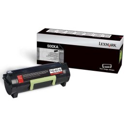 Lexmark oryginalny toner 50F0XA0, 500XA, black, 10000s, extra duża pojemność