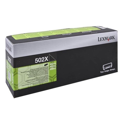 Lexmark oryginalny toner 50F2X00, 502X, black, 10000s, extra duża pojemność, return Lexmark oryginalny toner 50F2X00, 502X, black, 10000s, extra duża pojemność, return