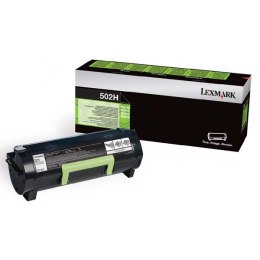 Lexmark oryginalny toner 50F2H00, 502H, black, 5000s, high capacity, return