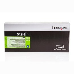 Lexmark oryginalny toner 51F2H00, black, 5000s, high capacity, return