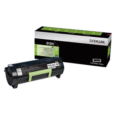 Lexmark oryginalny toner 51F2H0E, black, 5000s, high capacity, return Lexmark oryginalny toner 51F2H0E, black, 5000s, high capacity, return