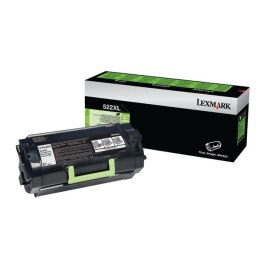 Lexmark oryginalny toner 52D2X0L, 522XL, black, 45000s, do etykiet, extra duża pojemność, return