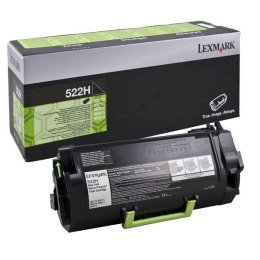 Lexmark oryginalny toner 52D2H00, 522H, black, 25000s, return