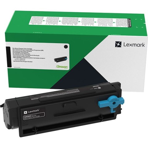 Lexmark oryginalny toner 55B2000, black, 3000s