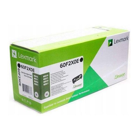 Lexmark oryginalny toner 60F2X0E, 602XE, black, 20000s, extra duża pojemność, return Lexmark oryginalny toner 60F2X0E, 602XE, black, 20000s, extra duża pojemność, return