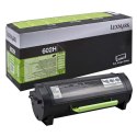 Lexmark oryginalny toner 60F2H00, 602H, black, 10000s, high capacity, return