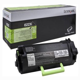 Lexmark oryginalny toner 62D2X00, 622X, black, 45000s, extra duża pojemność, return