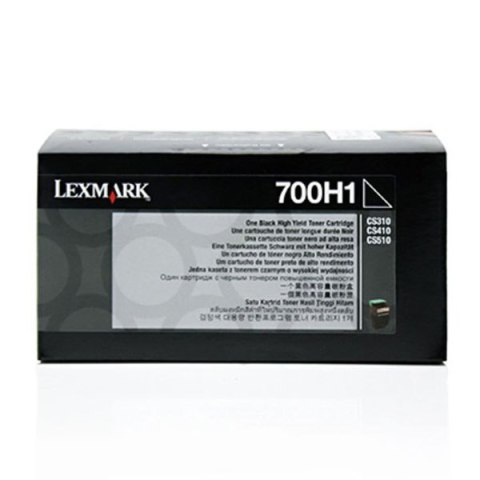 Lexmark oryginalny toner 70C0H10, black, 4000s, high capacity