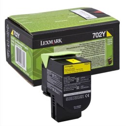 Lexmark oryginalny toner 70C20Y0, yellow, 1000s, return