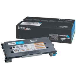 Lexmark oryginalny toner C500H2CG, cyan, 3000s, return