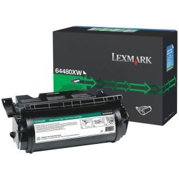 Lexmark oryginalny toner T644, 64480XW, black, 32000s, extra duża pojemność