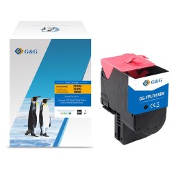 G&G kompatybilny toner z Lexmark 70C2HK0, NT-CL701XFBK, black, 4000s, high capacity, return