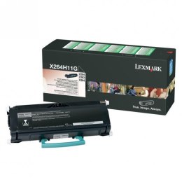 Lexmark oryginalny toner X264H11G, black, 9000s, high capacity, return