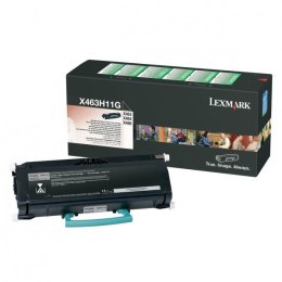 Lexmark oryginalny toner X463H11G, black, 9000s, return