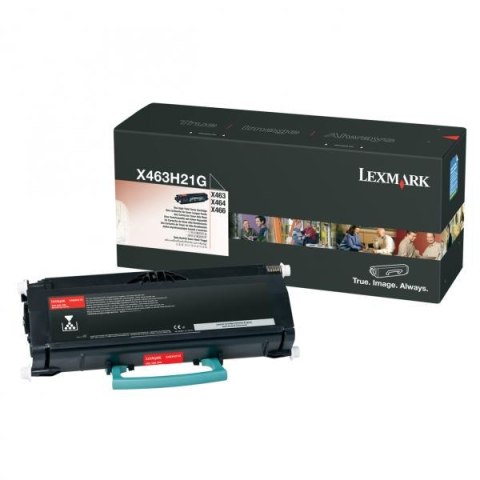 Lexmark oryginalny toner X463H21G, black, 9000s