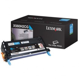 Lexmark oryginalny toner X560H2CG, cyan, 10000s