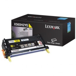 Lexmark oryginalny toner X560H2YG, yellow, 10000s