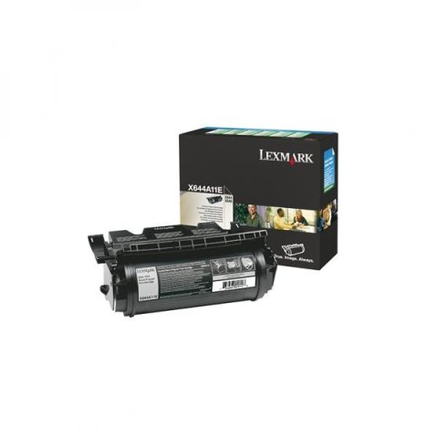 Lexmark oryginalny toner X644A11E, black, 10000s, return