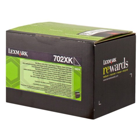 Lexmark oryginalny toner 70C2XKE, black, 8000s, extra duża pojemność, return Lexmark oryginalny toner 70C2XKE, black, 8000s, extra duża pojemność, return
