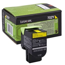 Lexmark oryginalny toner 70C2XY0, yellow, 4000s, extra duża pojemność, return