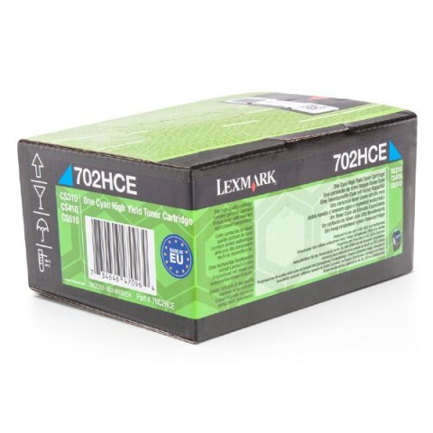 Lexmark oryginalny toner 70C2HCE, cyan, 3000s Lexmark oryginalny toner 70C2HCE, cyan, 3000s