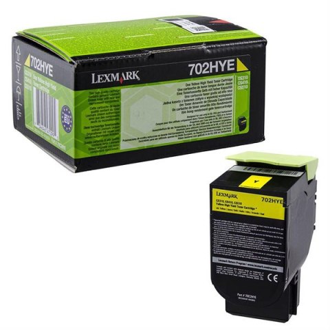 Lexmark oryginalny toner 70C2HYE, yellow, 3000s Lexmark oryginalny toner 70C2HYE, yellow, 3000s