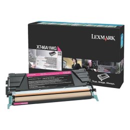 Lexmark oryginalny toner X746A1MG, magenta, 7000s, return