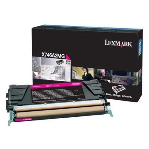 Lexmark oryginalny toner X746A2MG, magenta, 70000s