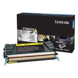 Lexmark oryginalny toner X746A2YG, yellow, 70000s