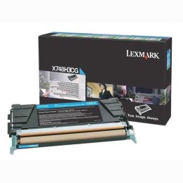 Lexmark oryginalny toner X748H3CG, cyan, 10000s, high capacity