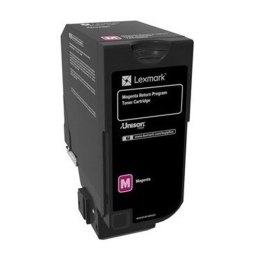 Lexmark oryginalny toner 74C2SM0, magenta, 7000s, return