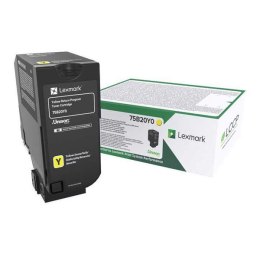 Lexmark oryginalny toner 75B20Y0, yellow, 10000s, return