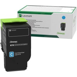 Lexmark oryginalny toner 78C2XC0, cyan, 5000s, extra duża pojemność, return