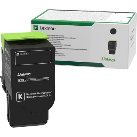 Lexmark oryginalny toner 78C2UK0, black, 10500s, ultra high capacity, return