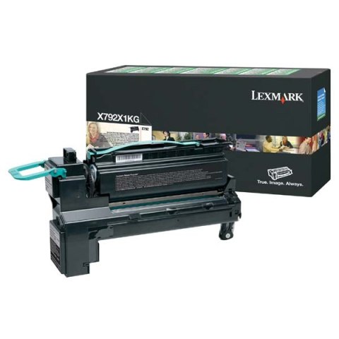 Lexmark oryginalny toner X792X1KG, black, 20000s, return