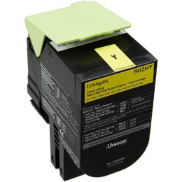 Lexmark oryginalny toner 80C0H40, yellow, 3000s, high capacity