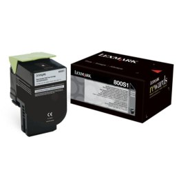 Lexmark oryginalny toner 80C0S10, black, 2500s