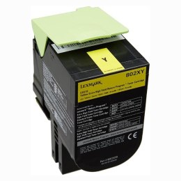 Lexmark oryginalny toner 80C2XY0, yellow, 4000s, extra duża pojemność, return