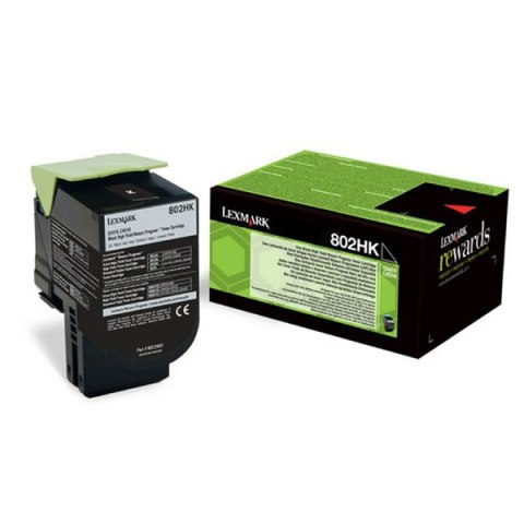 Lexmark oryginalny toner 80C2HKE, black, 4000s